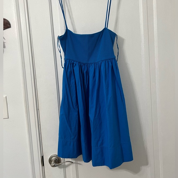 Zara Contrasting Voluminous Mini Dress - L - Picture 3 of 3